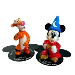 Disney Mickey Mouse Sorcerer's Apprentice Fantasia Vintage Ceramic Figurine